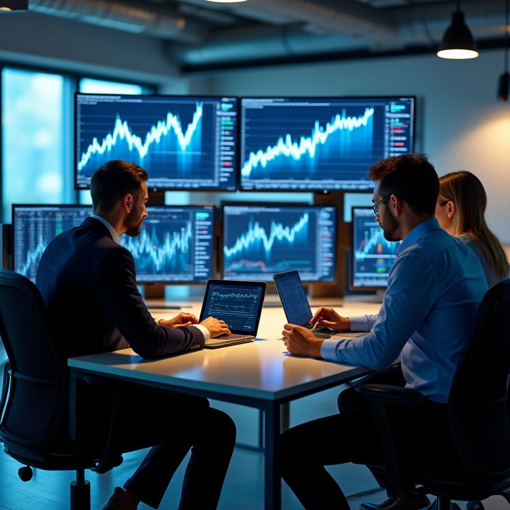 Equipo de InverBlog analizando datos financieros